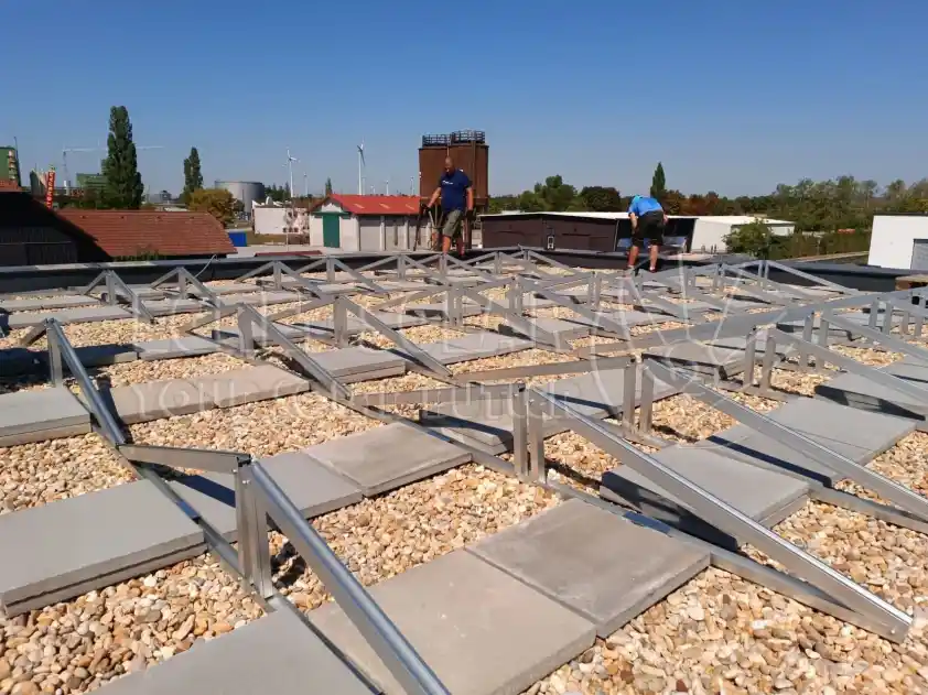 తూర్పు-పశ్చిమ బ్యాలస్ట్ సోలార్ మౌంటు సిస్టమ్‌ను ఎలా ఇన్‌స్టాల్ చేయాలి?